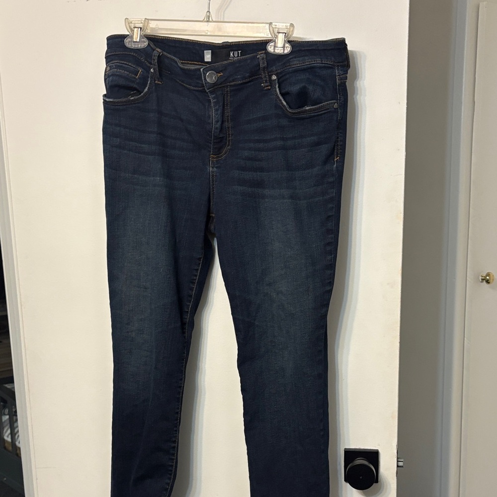 Kut from the Kloth Women's Deep Indigo Diana Skinny Jeans